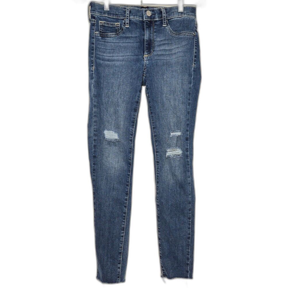 Gap Favorite Jegging Distressed Ankle Jeans | Women's Size 26 | Blue Denim